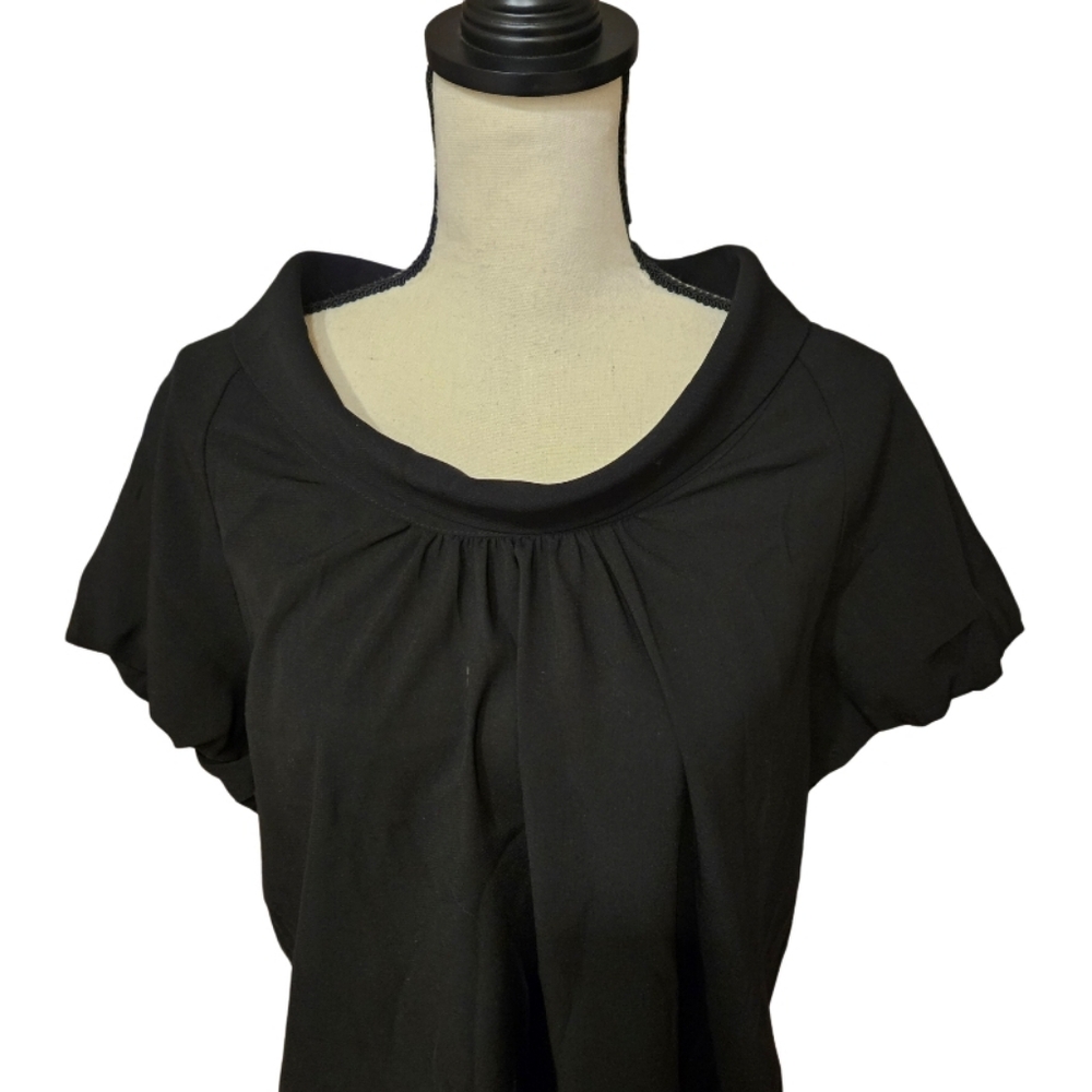 Apostrophe Black Blouse - Picture 2 of 7